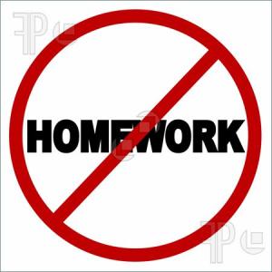 no homework